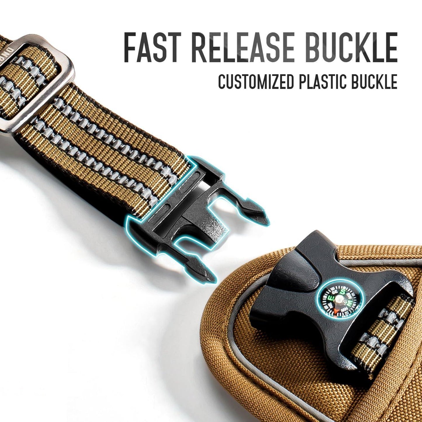 ID Card Pecheras Para Perros Grandes Training Easy Control Harness