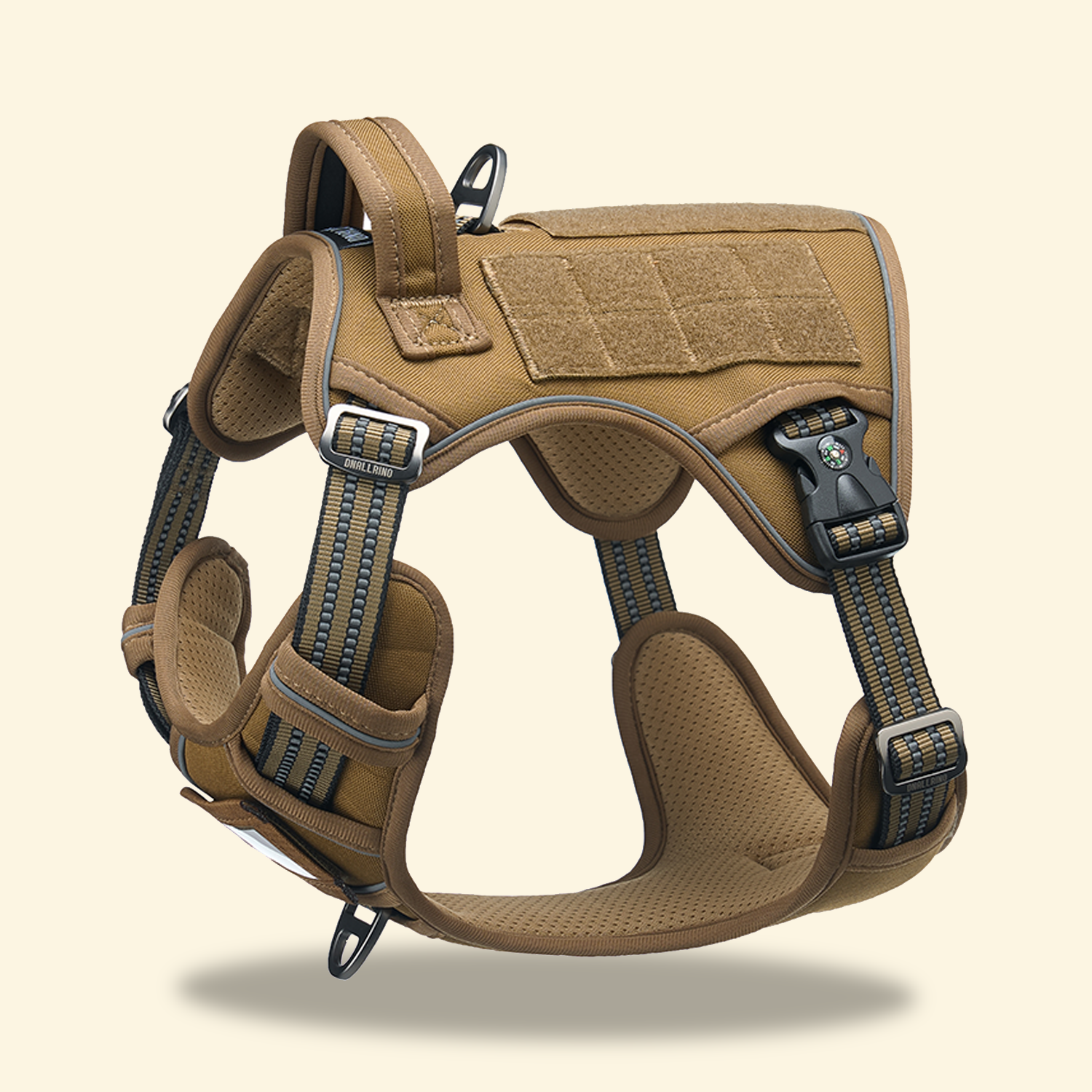 Dog Harness with Built-In ID Pocket & Soft Cotton Lining |DNALLRINO