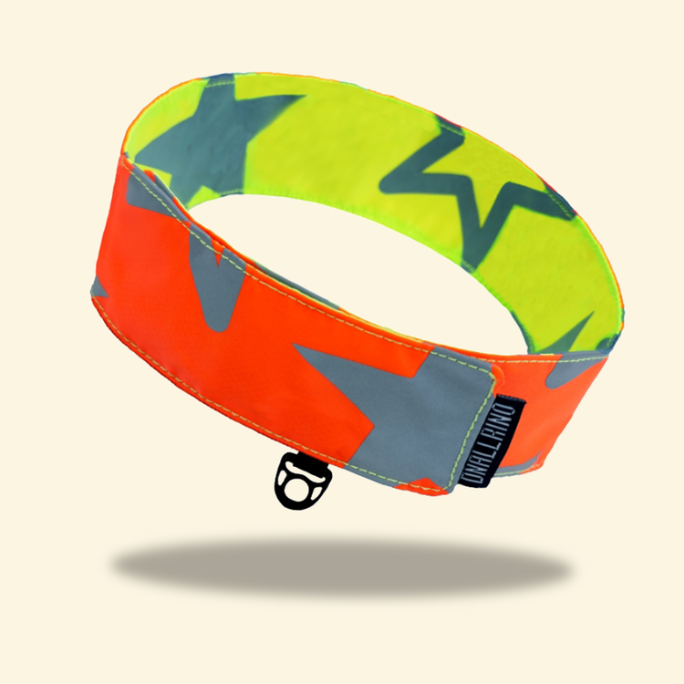Reflective High Visibility Dog Collar Double-Sided Star Reflective Pattern for Hunting Hiking Swimming|DNALLRINO
