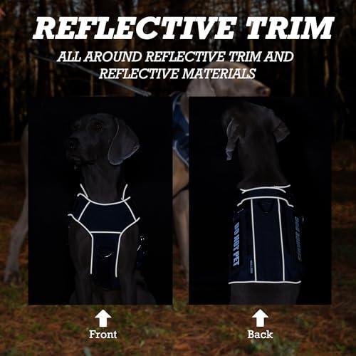 Double Lightweight Metal Buckle Heavy Duty Dog Harness