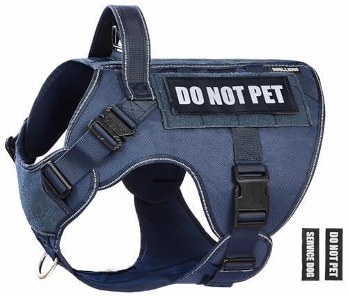 Double Lightweight Metal Buckle Heavy Duty Dog Harness