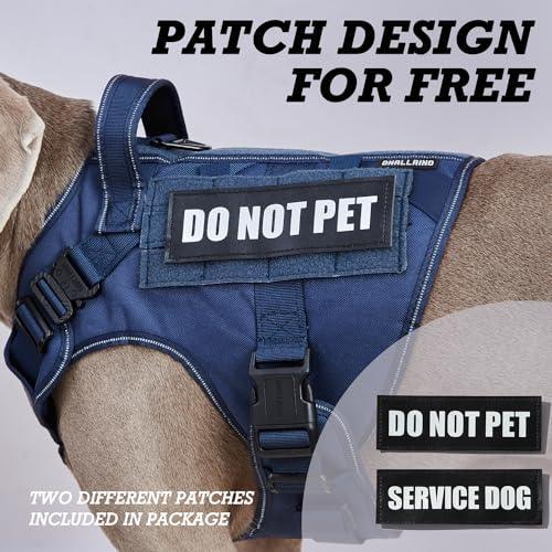 Double Lightweight Metal Buckle Heavy Duty Dog Harness