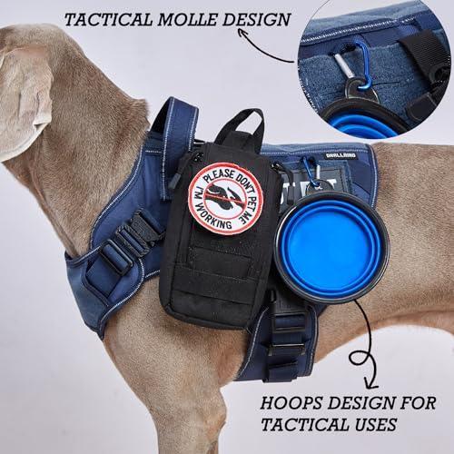 Double Lightweight Metal Buckle Heavy Duty Dog Harness