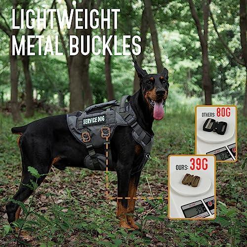 Quartette Metal Buckles Military Dog Lift Harness