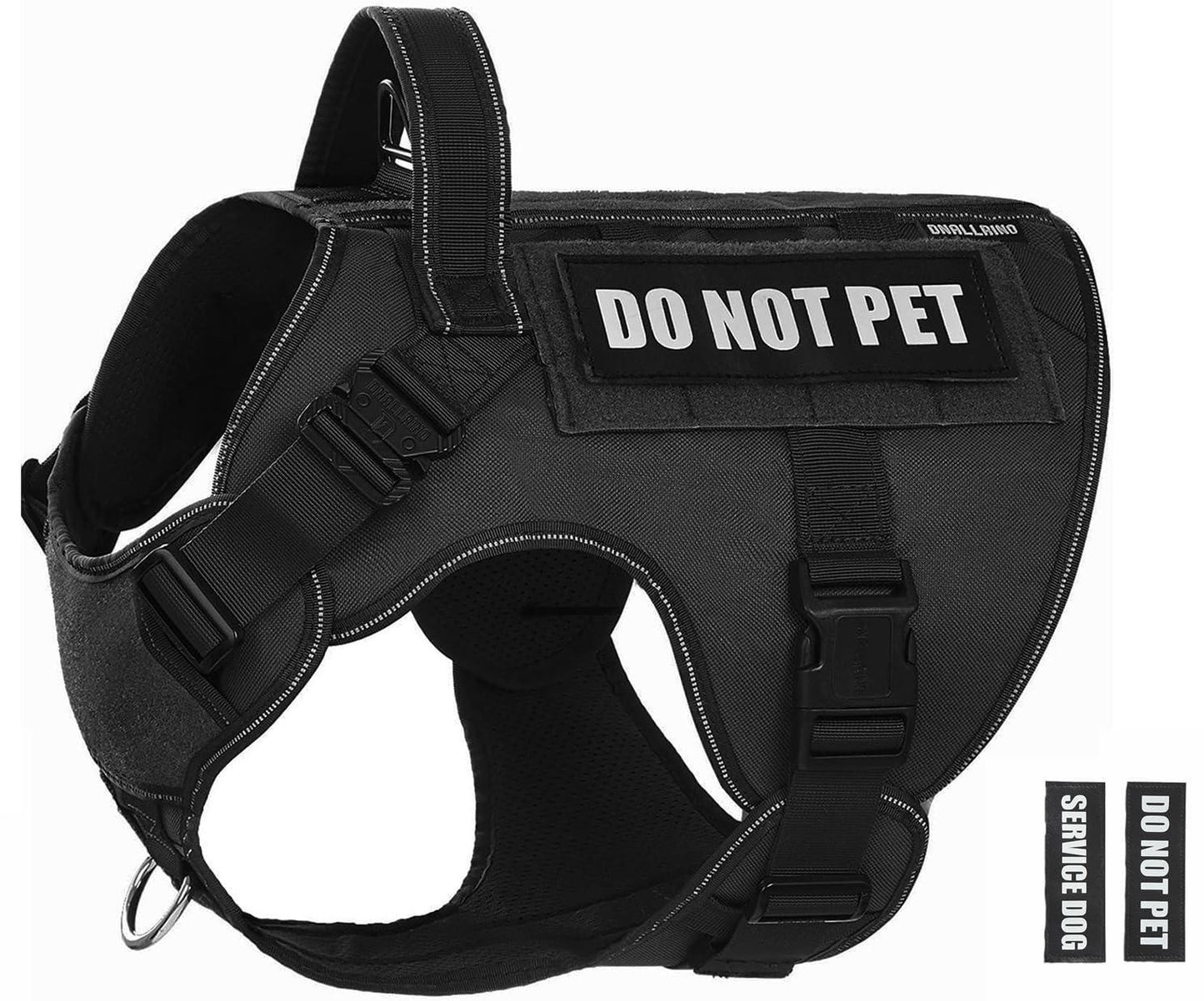 Double Lightweight Metal Buckle Heavy Duty Dog Harness