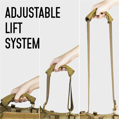 Heavy-Duty Metal Buckles Pecheras Para Perros Grandes Dog Liftting Service Harness