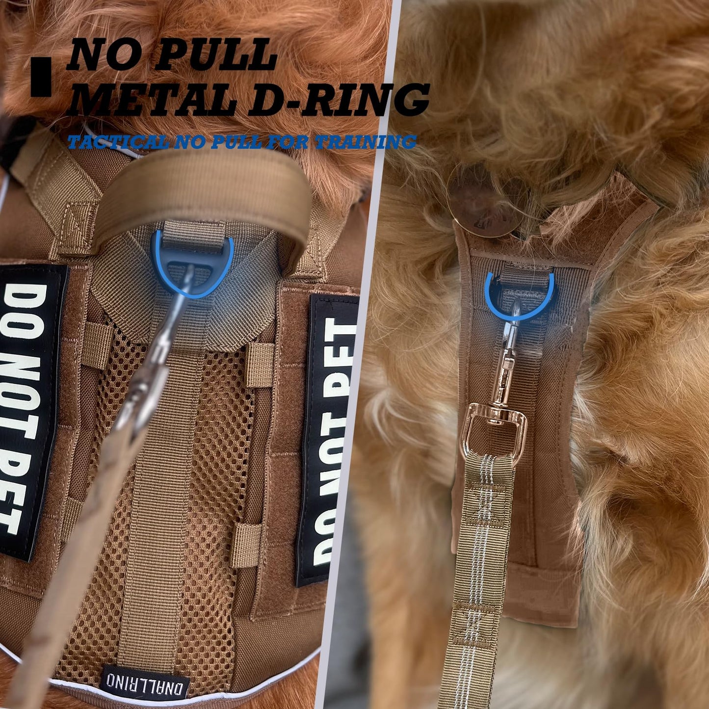Do-Not-Pet Air-Mesh Flexible Dog and Cat  No-Pull Harness