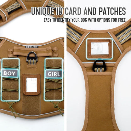 ID Card Pecheras Para Perros Grandes Training Easy Control Harness