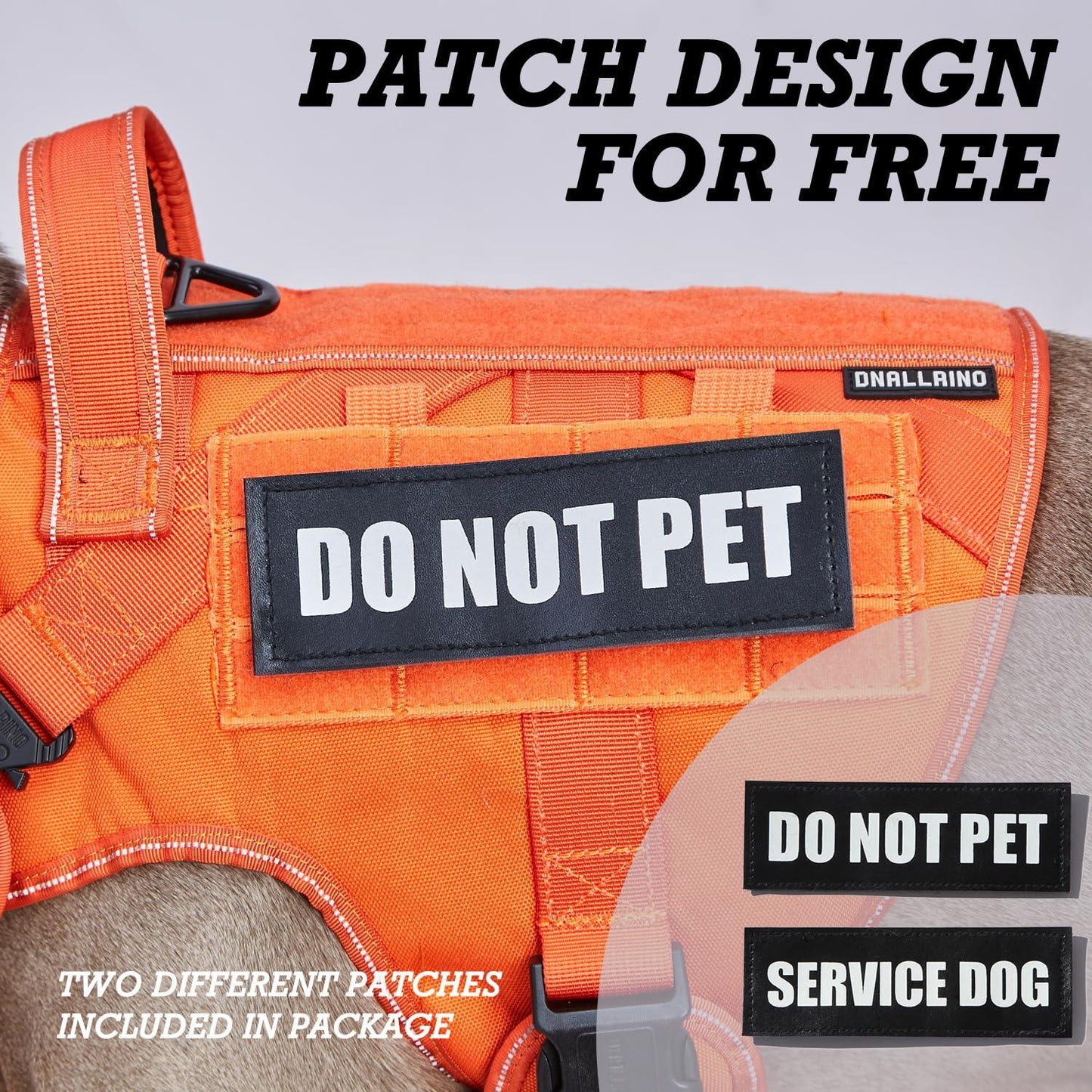 Double Lightweight Metal Buckle Heavy Duty Dog Harness