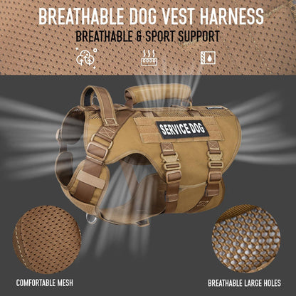 Heavy-Duty Metal Buckles Pecheras Para Perros Grandes Dog Liftting Service Harness