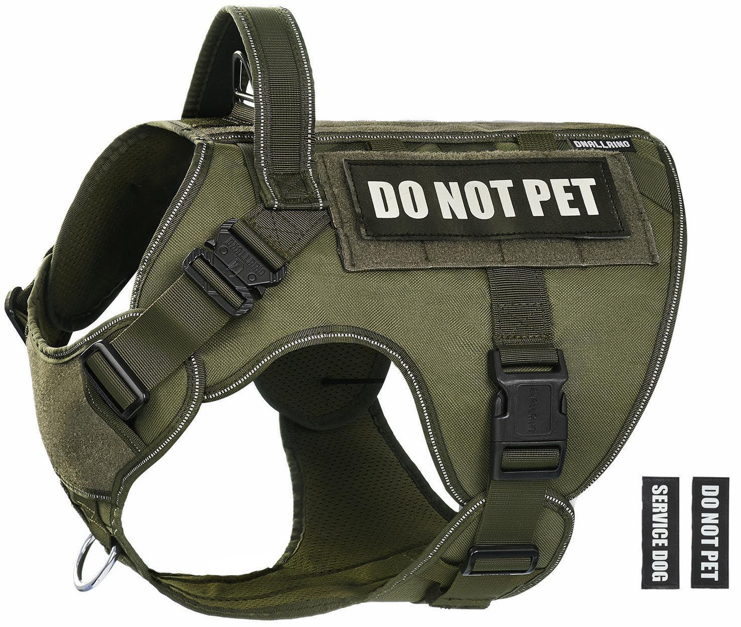 Double Lightweight Metal Buckle Heavy Duty Dog Harness