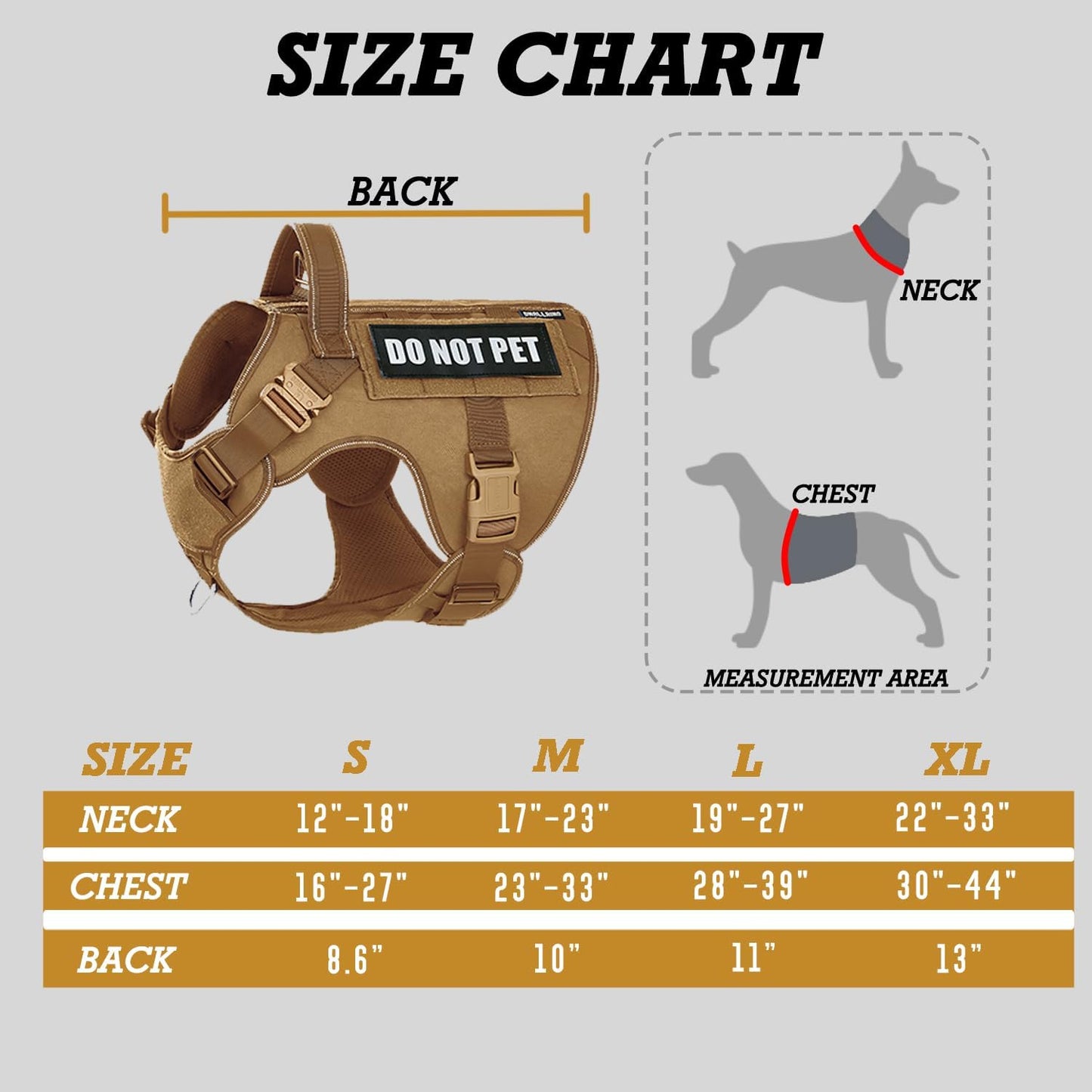 Double Lightweight Metal Buckle Heavy Duty Dog Harness