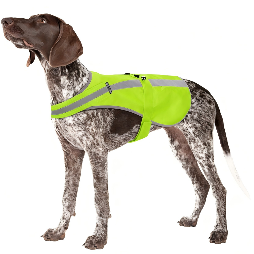 Outdoor Blaze High Visibility Reflective Hunting Dog Vest Safty Ring Bell
