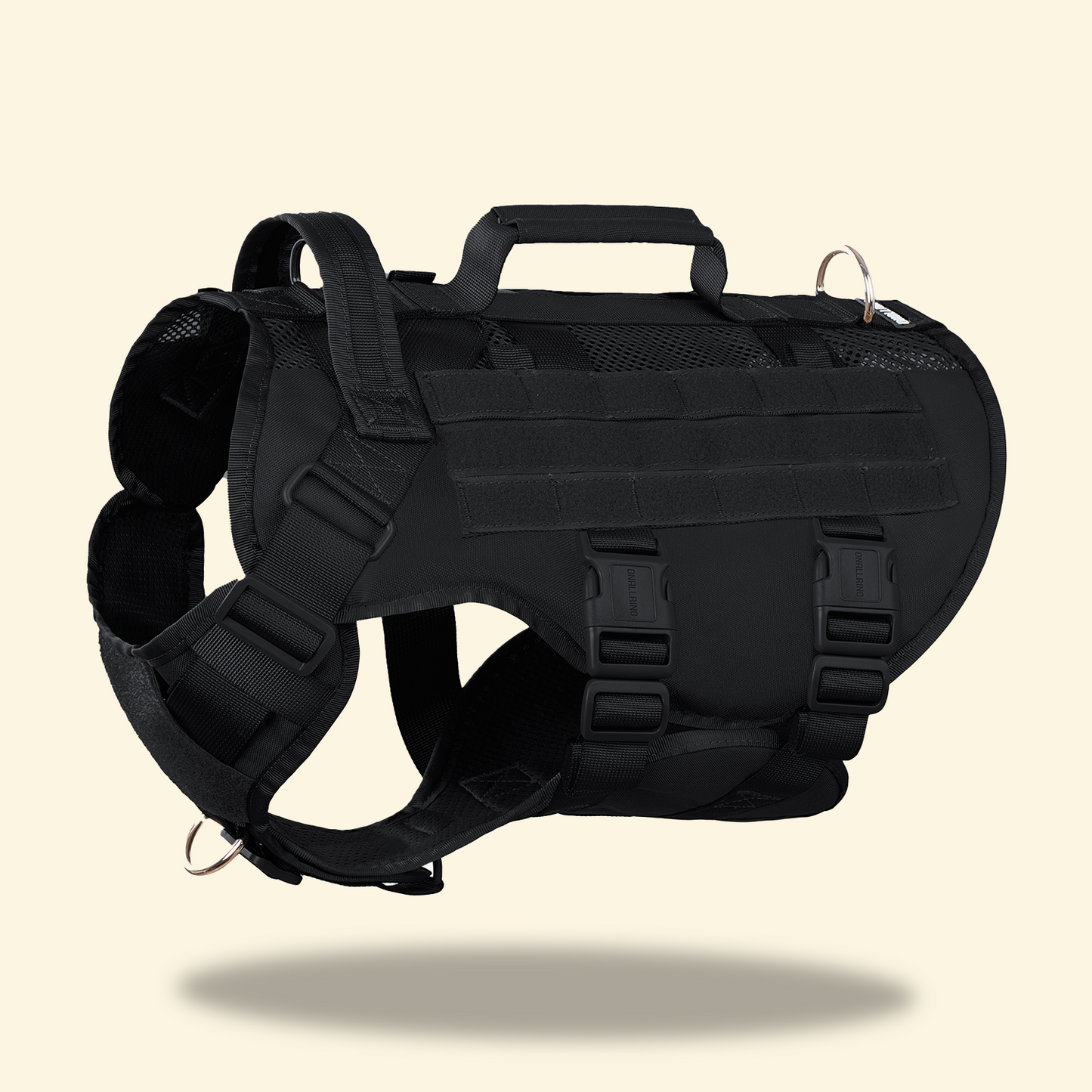 Tactical Air-Mesh Quartette Hard-Core Plastic Buckles Dog Vest Harness