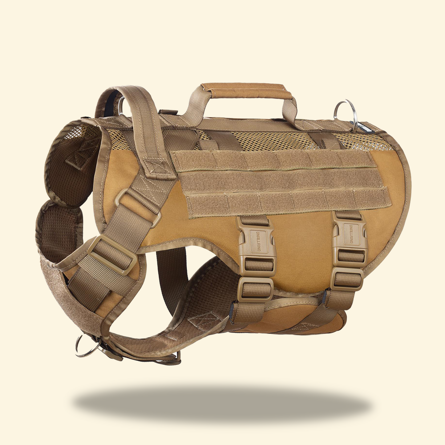 Tactical Air-Mesh Quartette Hard-Core Plastic Buckles Dog Vest Harness