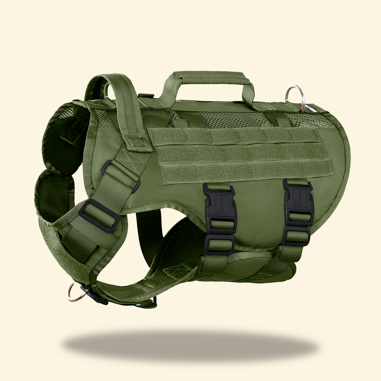 Tactical Air-Mesh Quartette Hard-Core Plastic Buckles Dog Vest Harness