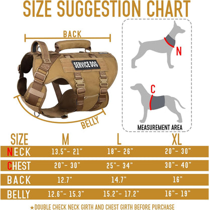 Heavy-Duty Metal Buckles Pecheras Para Perros Grandes Dog Liftting Service Harness